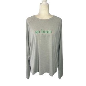 Philadelphia Eagles “go birds” long sleeve gray top - XL